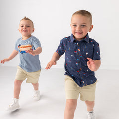 Summer Celebrations Button Down Polo