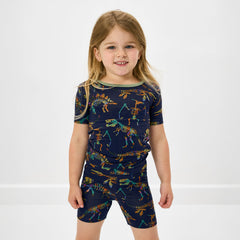 Fossil Quest Two-Piece Short Sleeve & Shorts Pajama Set