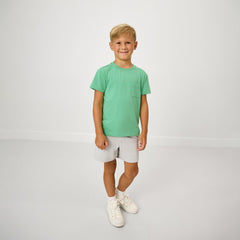 Fresh Green Relaxed Pocket Tee