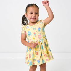 Frosted Fun Skater Dress with Bodysuit