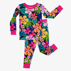 Jungle Blooms Two-Piece Pajama Set