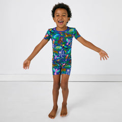 Jungle Jam Two-Piece Short Sleeve & Shorts Pajama Set