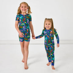 Jungle Jam Two-Piece Short Sleeve & Shorts Pajama Set