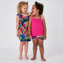 Jungle Blooms Asymmetrical Romper