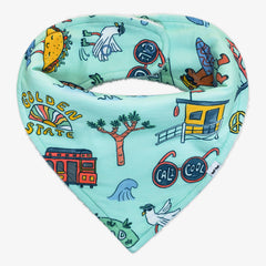 Golden State Bandana Bib