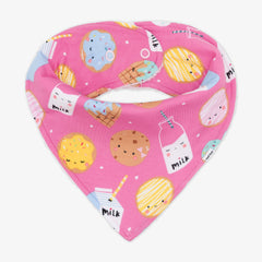 Pink Cookies & Milk Bandana Bib