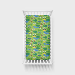 Fairway Fun Fitted Crib Sheet