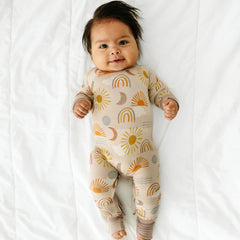 Desert Sunrise Crescent Zippy
