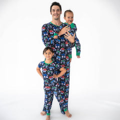 Monster Truck Madness Two-Piece Short Sleeve Pajama Set