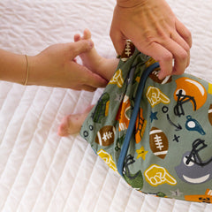 Touchdown Time Infant Gown