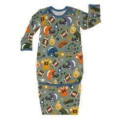 Touchdown Time Infant Gown