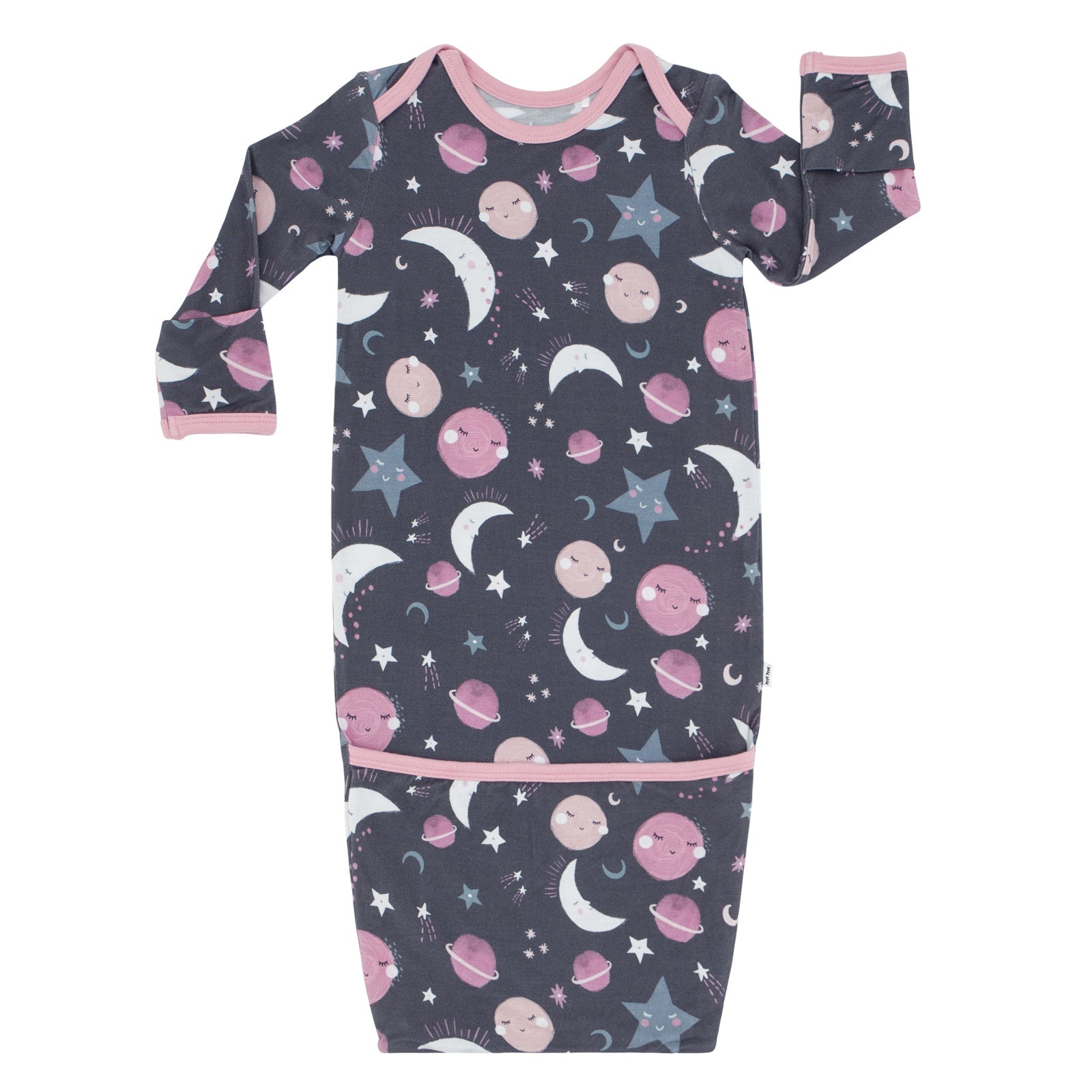 Pink To the Moon & Back Infant Gown