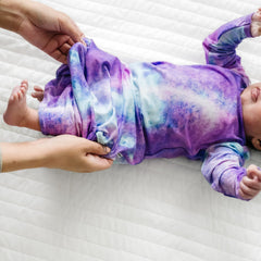 Purple Watercolor Infant Gown