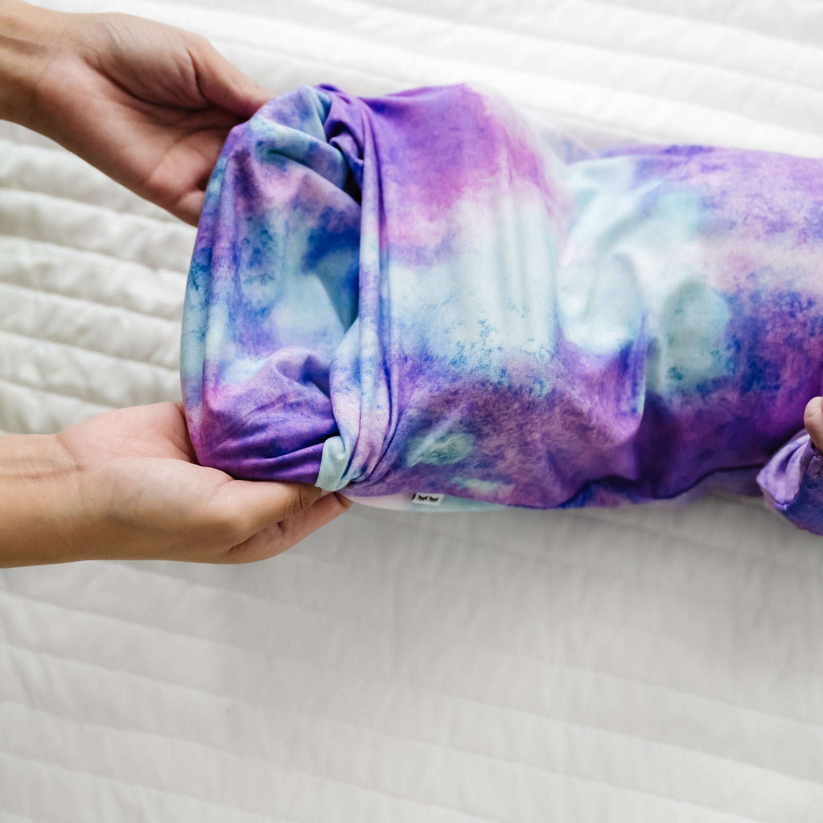 Purple Watercolor Infant Gown