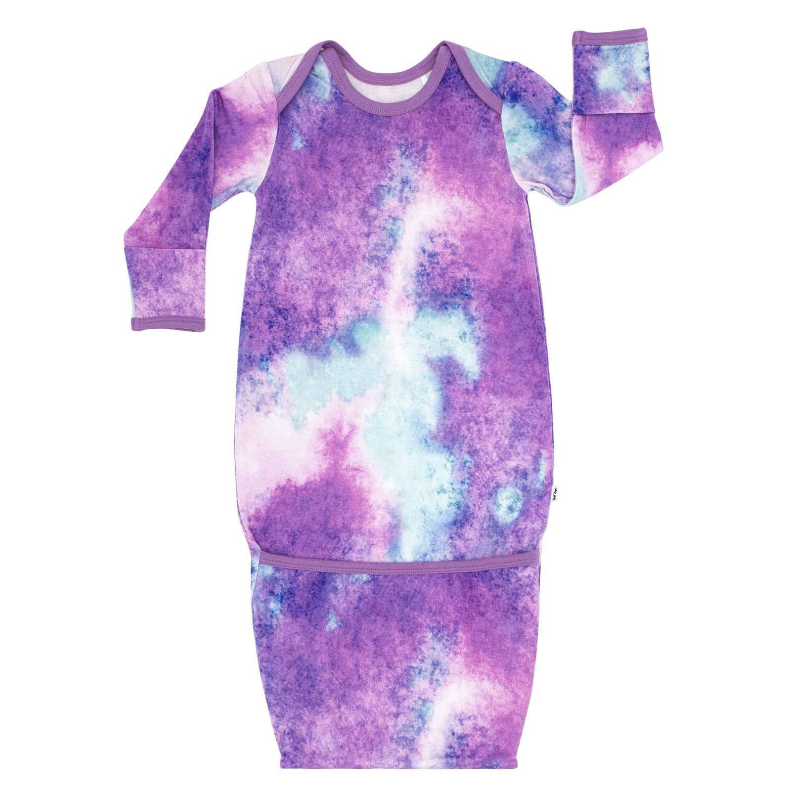 Purple Watercolor Infant Gown