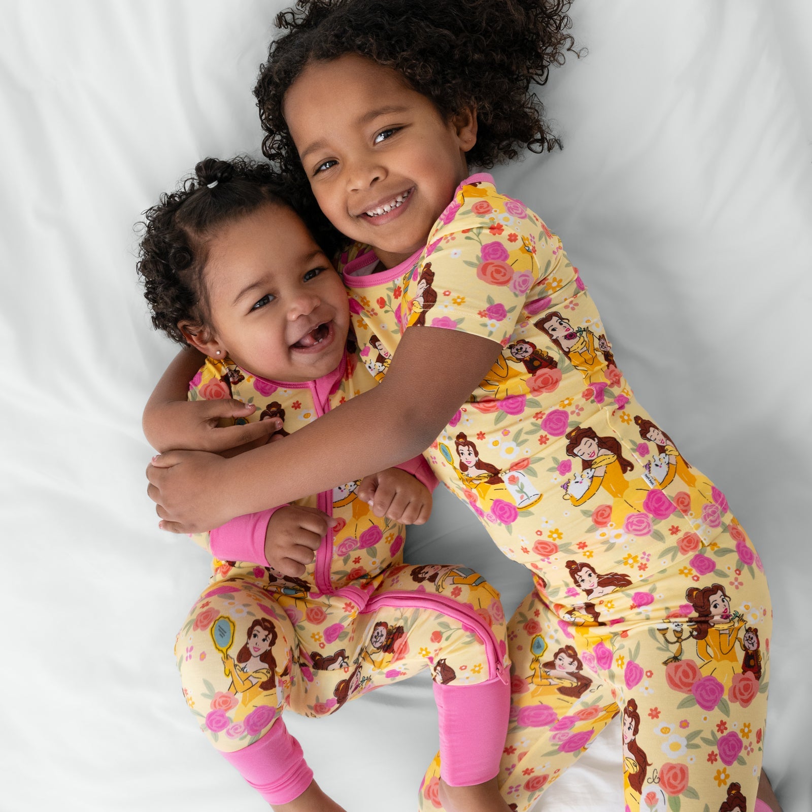 Disney Princess Belle Two-Piece Short Sleeve Pajama Set