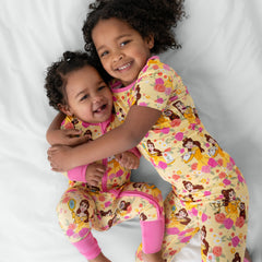 Disney Princess Belle Two-Piece Short Sleeve Pajama Set