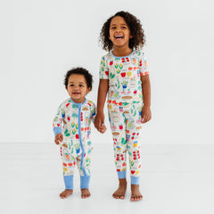 Farmers Market Two-Piece Short Sleeve Pajama Set