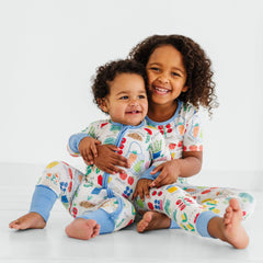 Farmers Market Two-Piece Short Sleeve Pajama Set