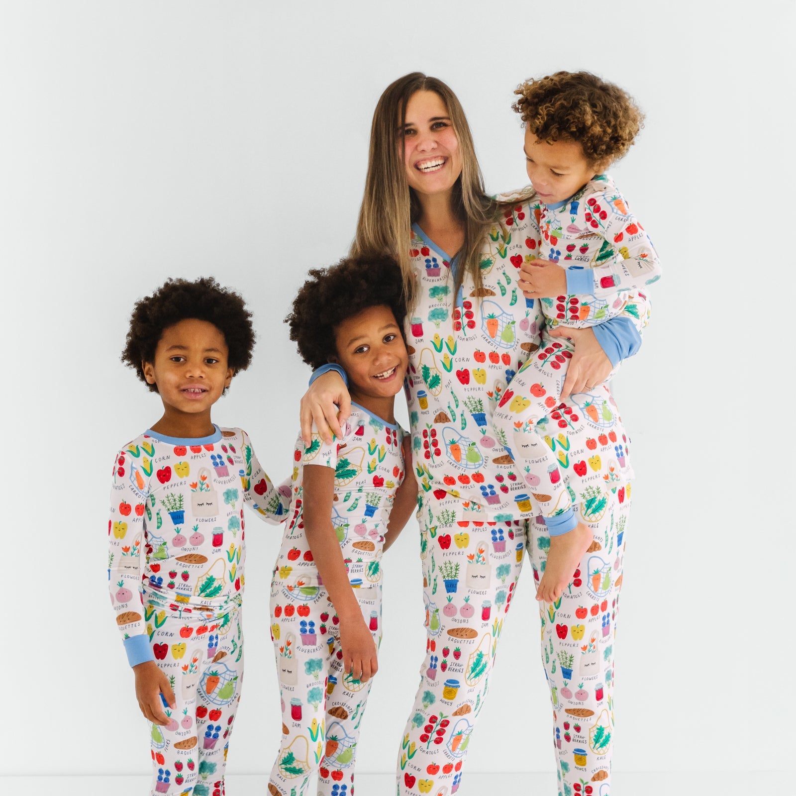 Farmers Market Two-Piece Short Sleeve Pajama Set