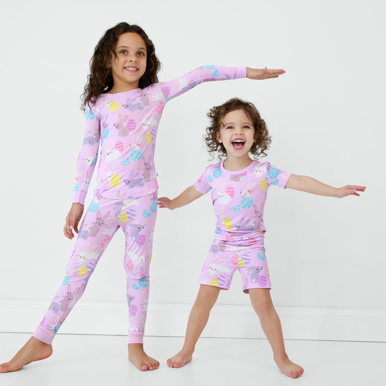 Lavender Hoppy Days Two-Piece Pajama Set