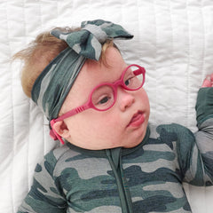 Vintage Camo Luxe Bow Headband