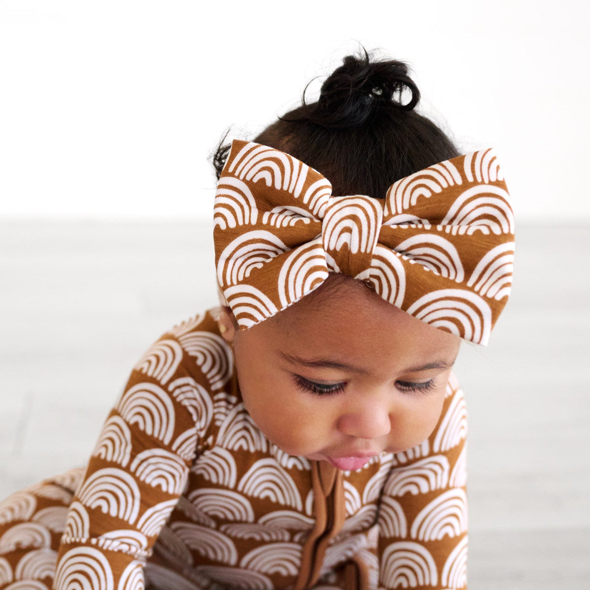 Rust Rainbows Luxe Bow Headband