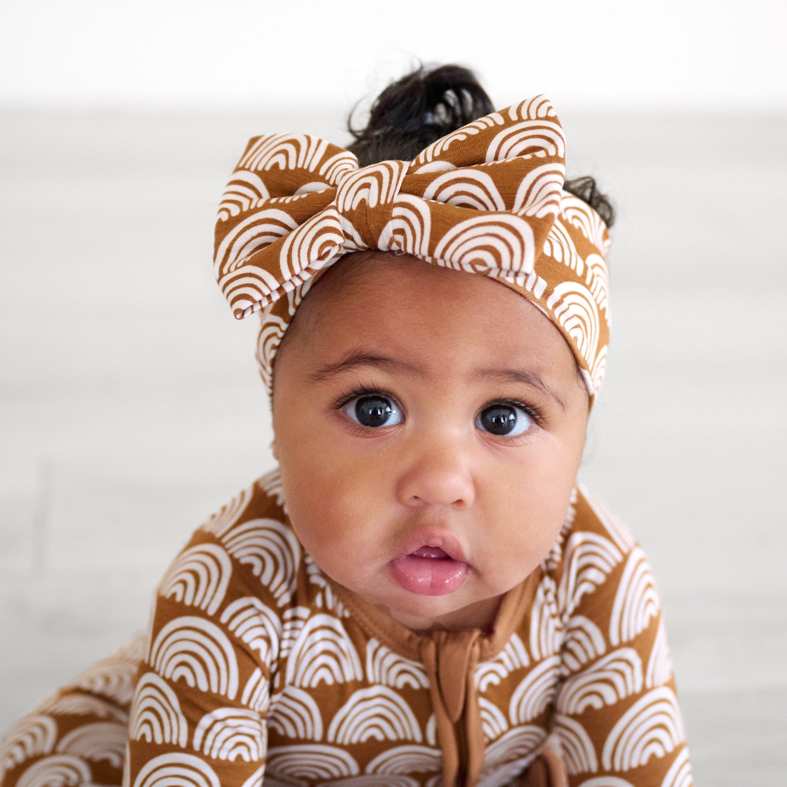Rust Rainbows Luxe Bow Headband