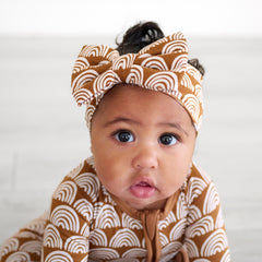 Rust Rainbows Luxe Bow Headband