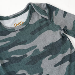 Vintage Camo Long Sleeve Bodysuit