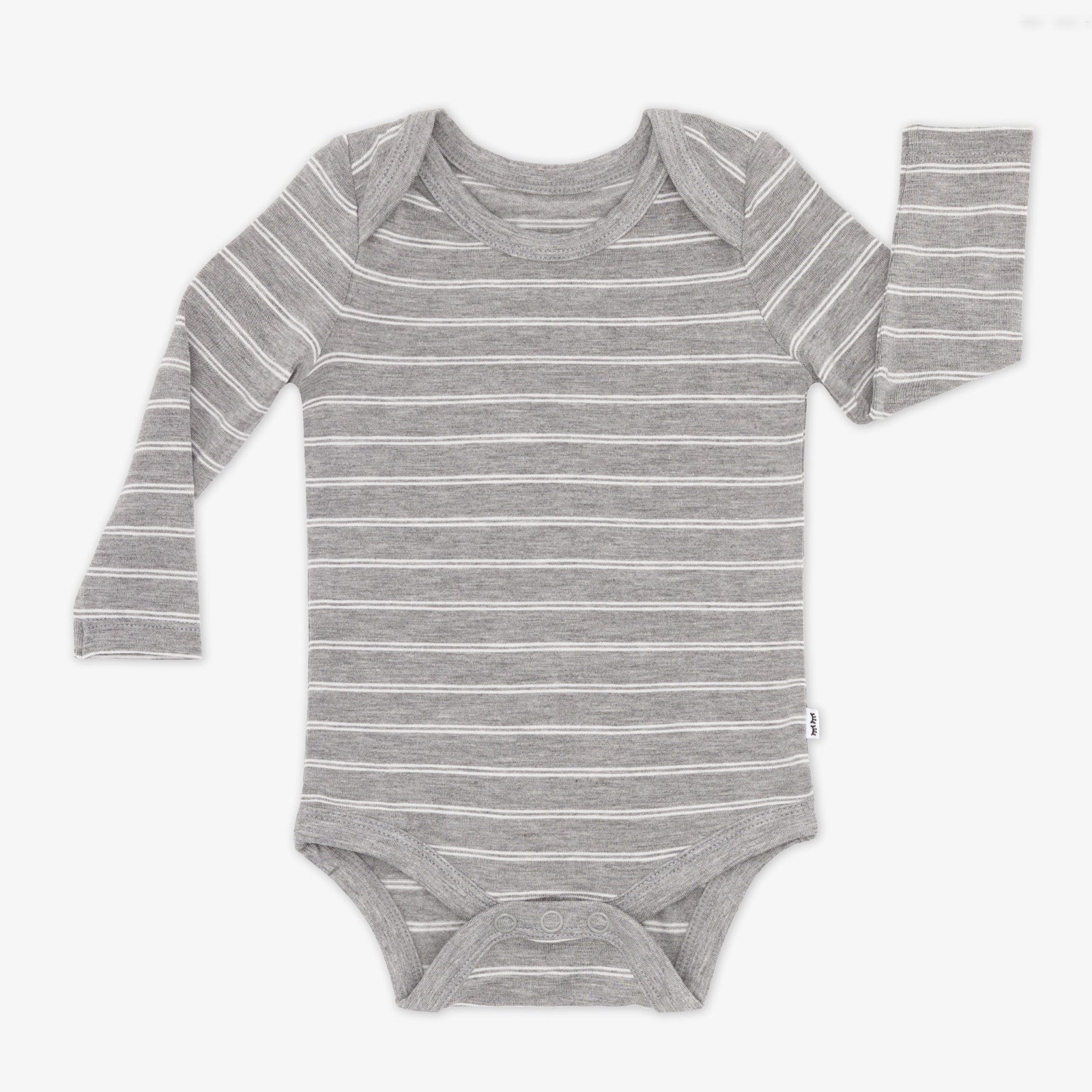 Light Heather Gray Stripes Bodysuit
