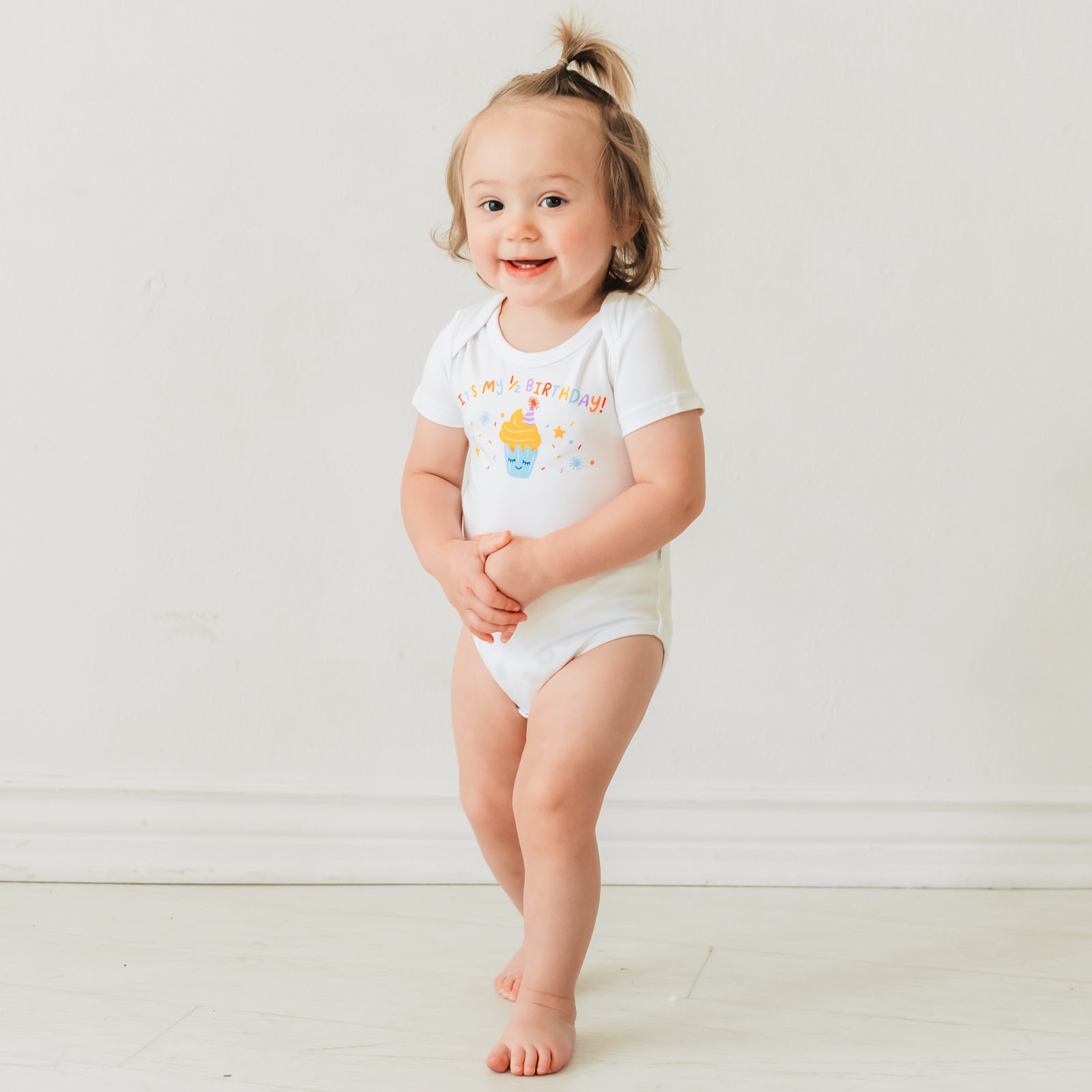 It's My Half-Birthday! Graphic Bodysuit