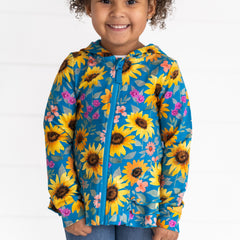 Sunflower Fields Peplum Hoodie