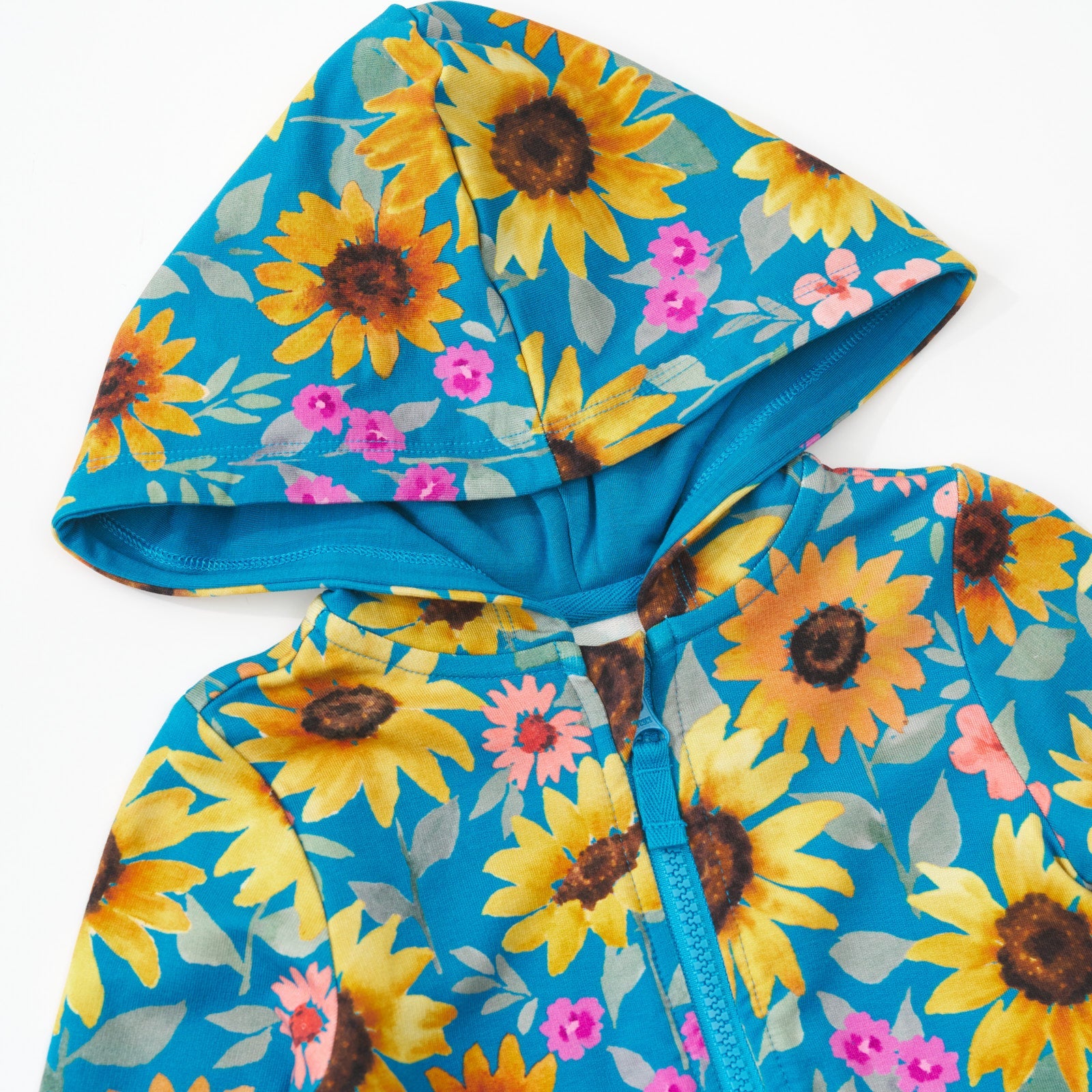 Sunflower Fields Peplum Hoodie
