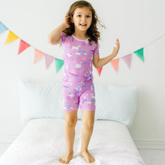 Magical Birthday Two-Piece Short Sleeve & Shorts Pajama Set