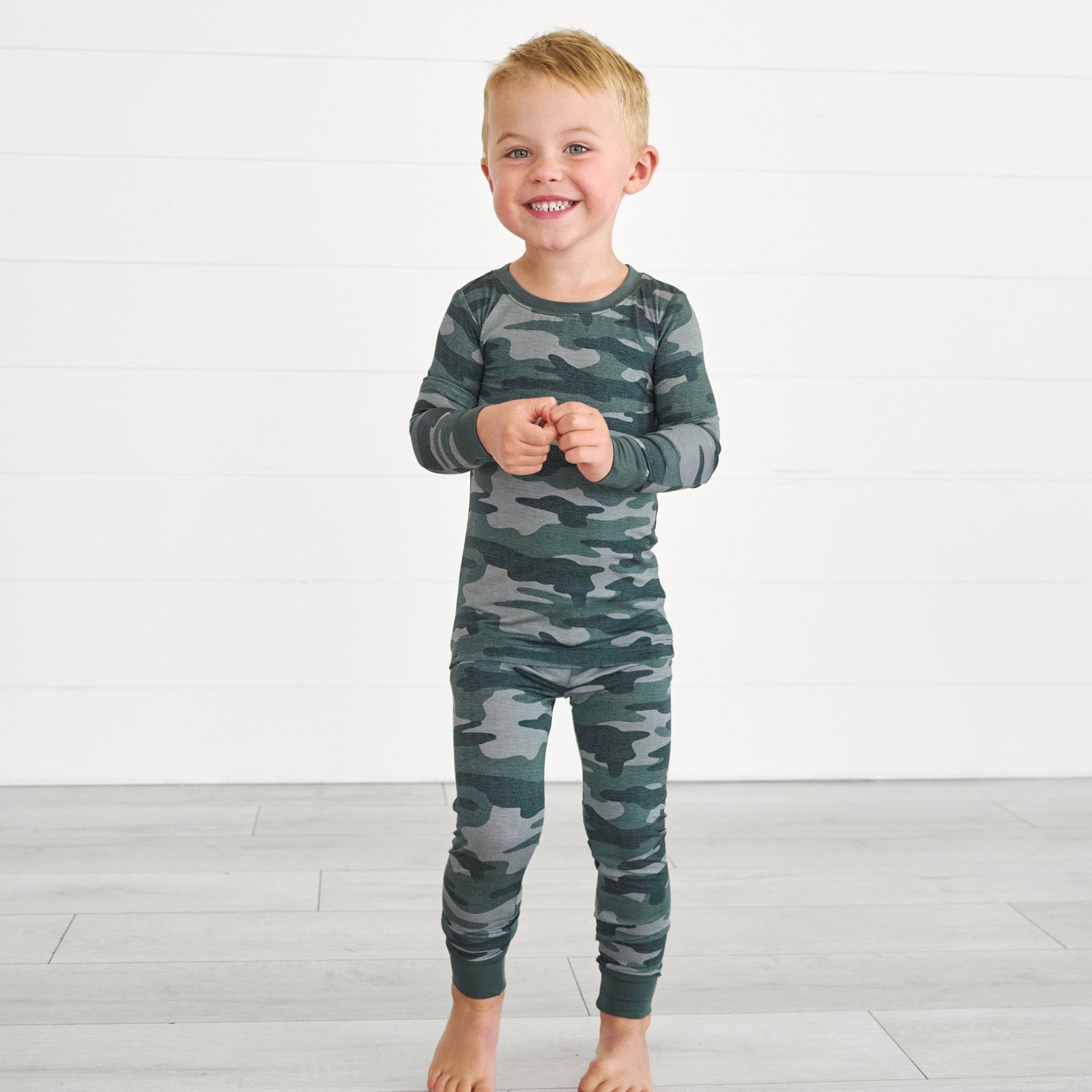 Vintage Camo Two-Piece Pajama Set