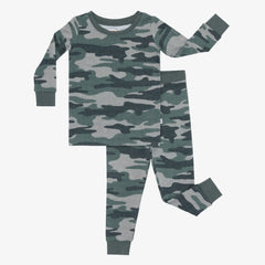 Vintage Camo Two-Piece Pajama Set