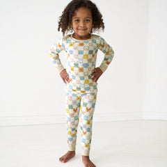 Check Mates Two-Piece Pajama Set
