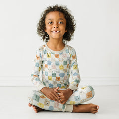 Check Mates Two-Piece Pajama Set