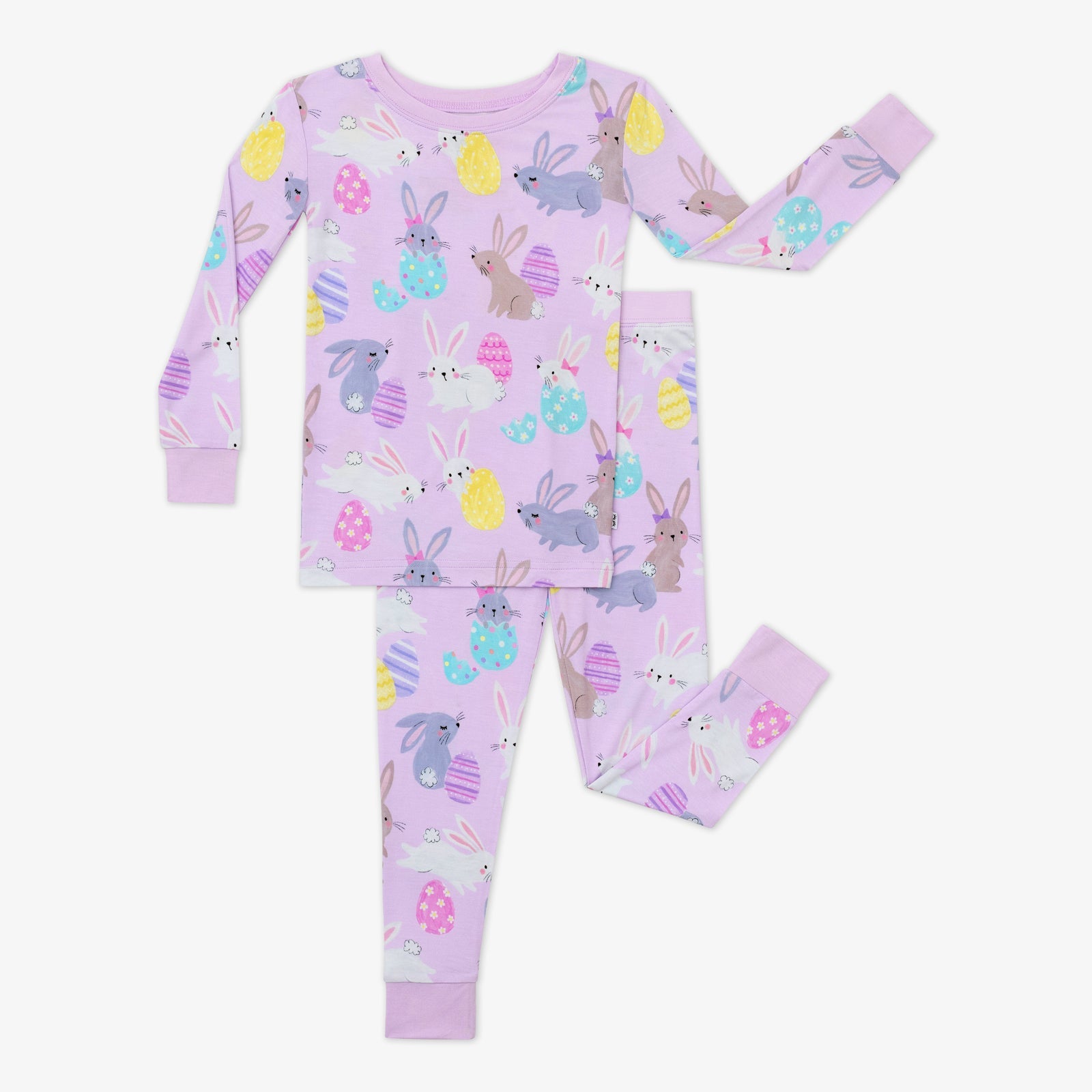 Lavender Hoppy Days Two-Piece Pajama Set