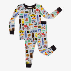 The Big Apple Two-Piece Pajama Set