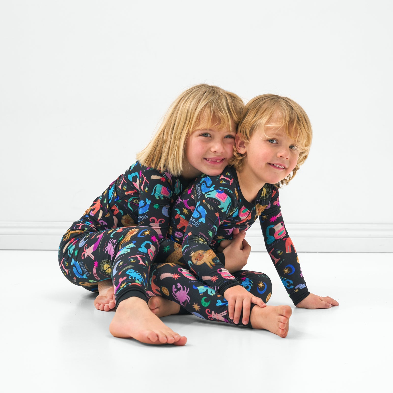 Star Signs Two-Piece Long Sleeve & Pants Pajama Set