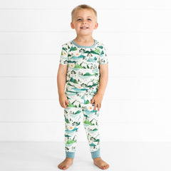 Mountain Mist Two-Piece Short Sleeve Pajama Set
