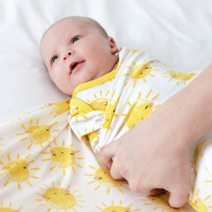 Sunshine Swaddle & Hat Set