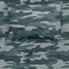 Vintage Camo Twin Sheet Set