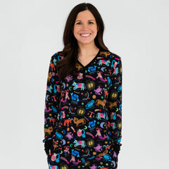 Star Signs Women's Long Sleeve Pajama Top