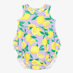Lavender Sunny Citrus Bubble Romper