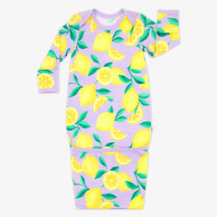 Lavender Sunny Citrus Infant Gown