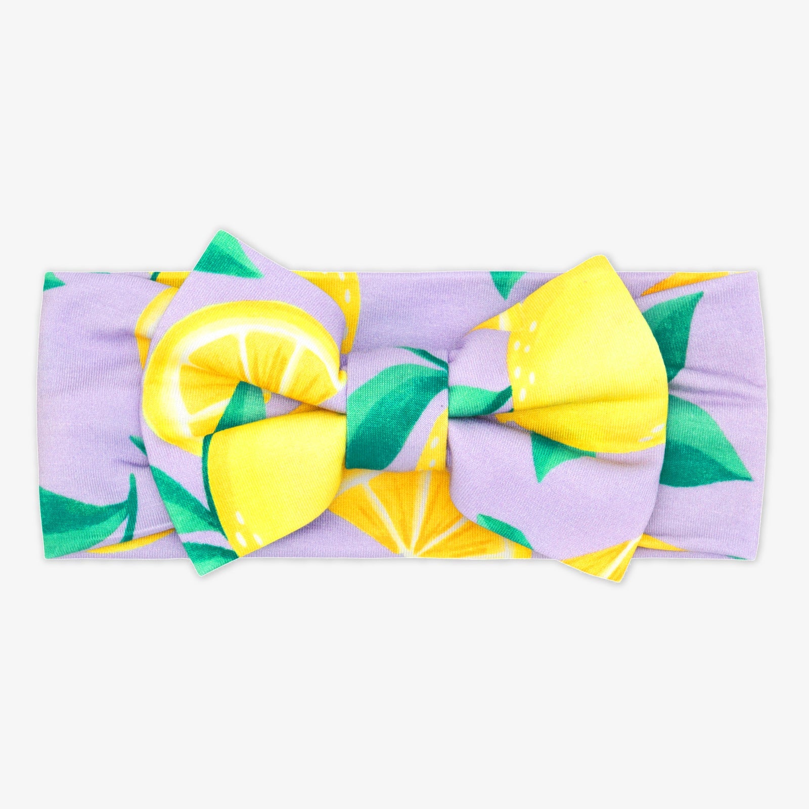 Lavender Sunny Citrus Luxe Bow Headband