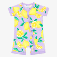 Lavender Sunny Citrus Shorty Zippy